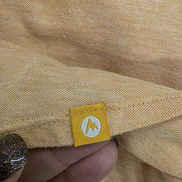 Marmot Women’s Henley Performance Top – Style M47760 – Size Medium (Yellow) - Picture 4 of 9
